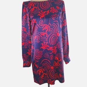 Rachel Roy Pattern long sleeves dress. Size M